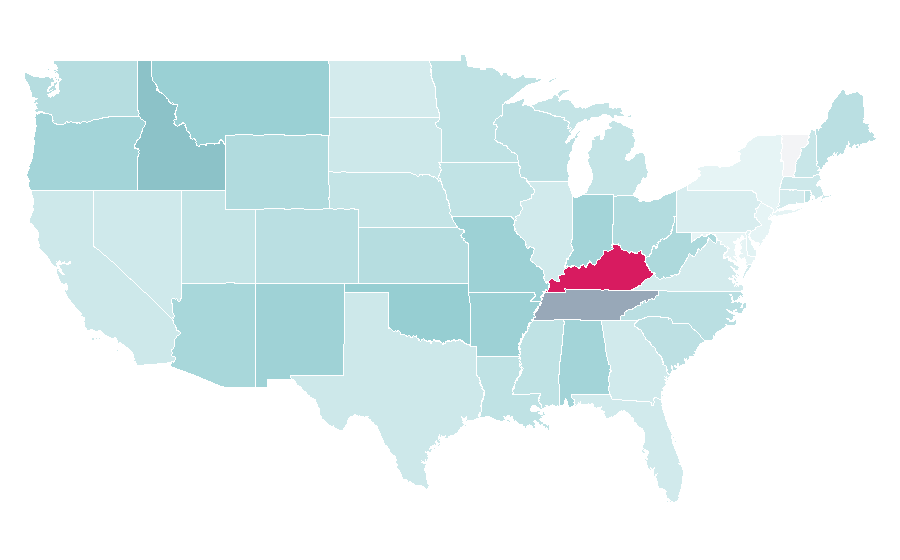 Affinity by region — Ashley Judd, United States