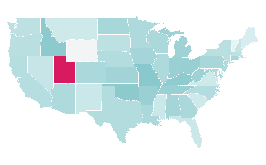 Affinity by region — Ashley Tisdale, United States