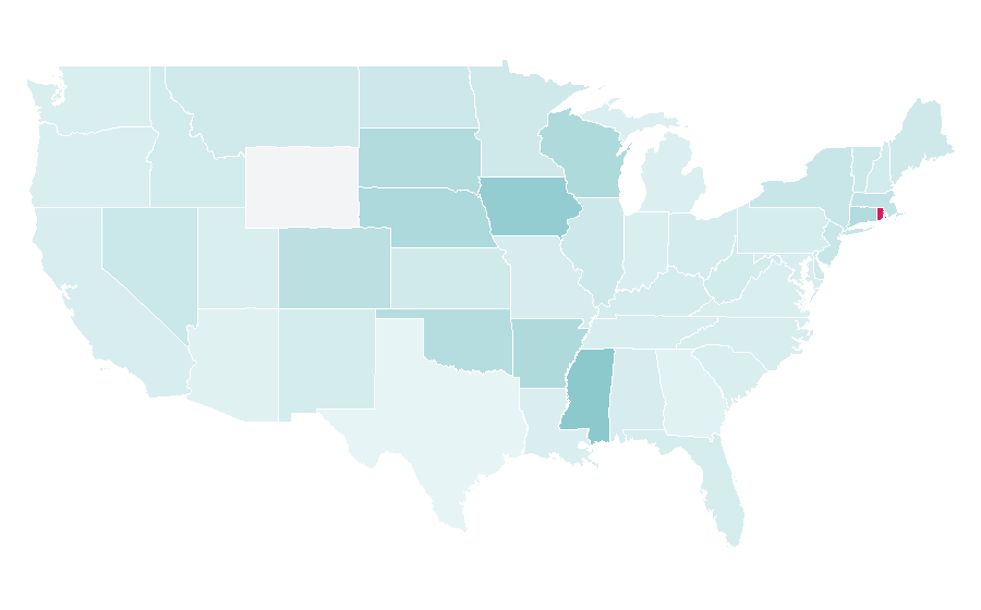 Affinity by region — AskMen, United States