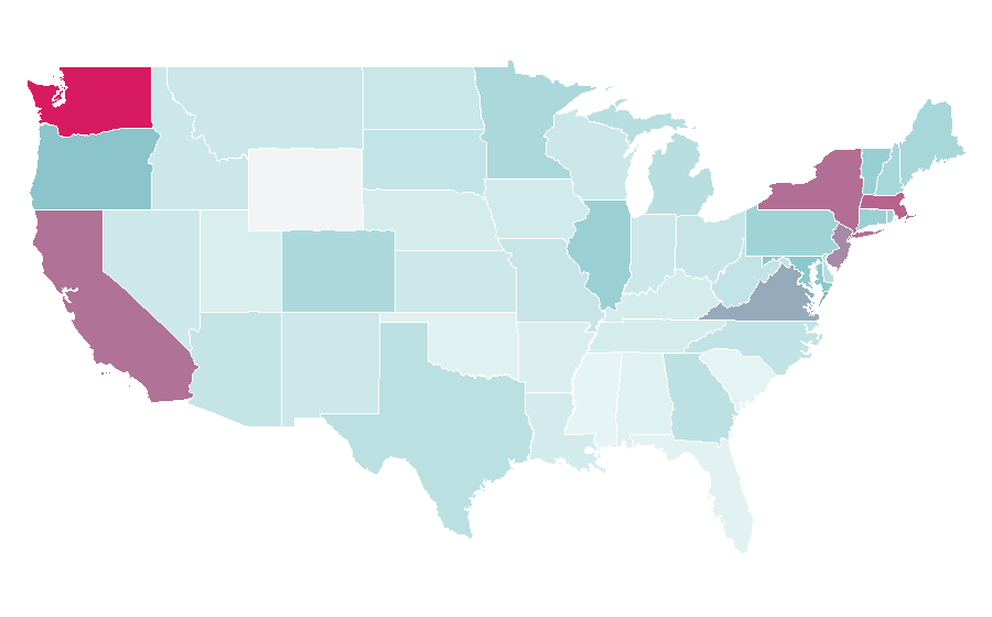 Affinity by region — Assam, United States
