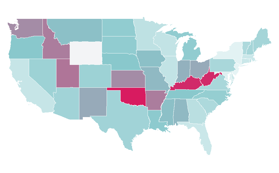 Affinity by region — Assassin's Creed (video game), United States
