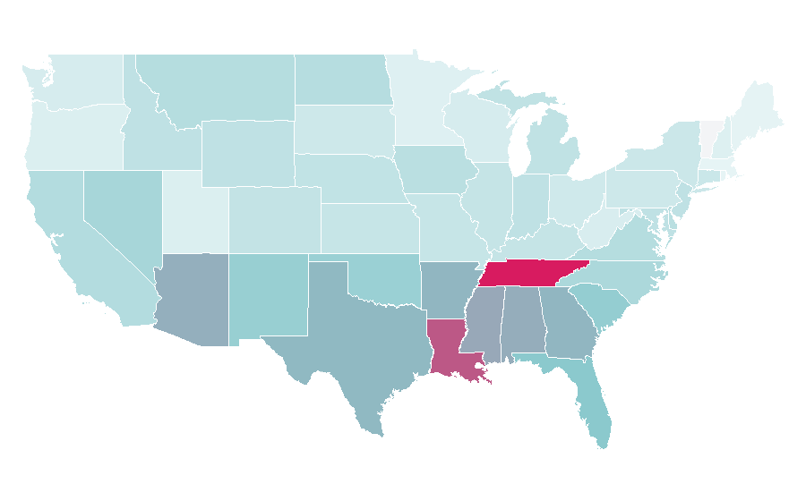 Affinity by region — Asurion, United States