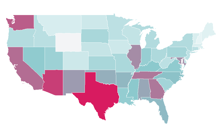 Affinity by region — Ateez, United States