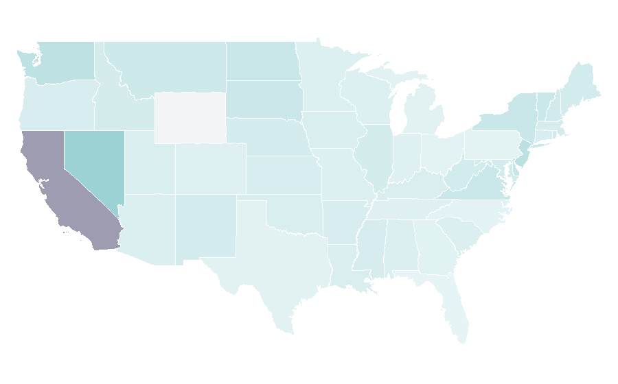 Affinity by region — Ateneo de Manila University, United States