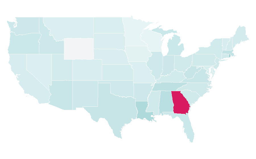 Affinity by region — Athena (band), United States