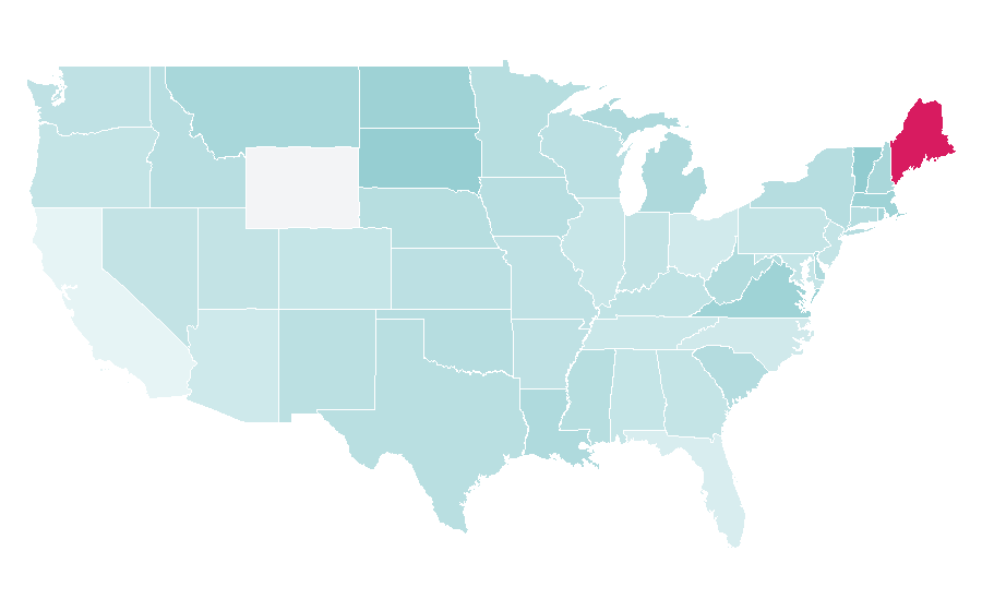 Affinity by region — Atlantic Canada, United States