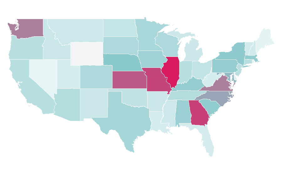 Affinity by region — ATS (wheels), United States