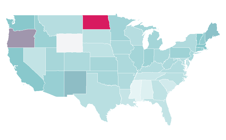 Affinity by region — Atypical, United States