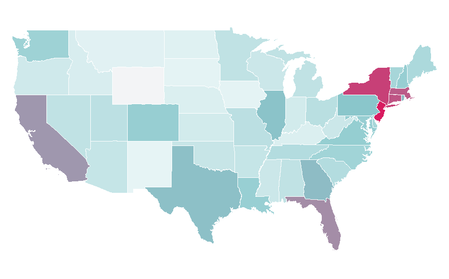 Affinity by region — Audi Q3, United States