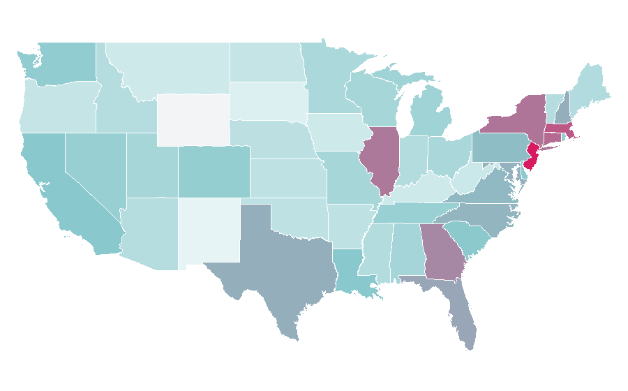 Affinity by region — Audi Q7, United States