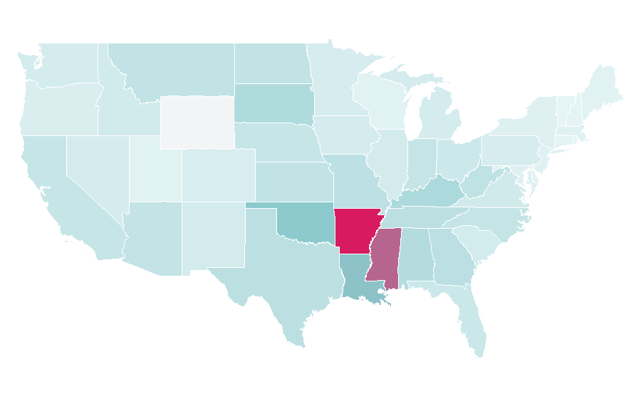 Affinity by region — Augmented reality, United States