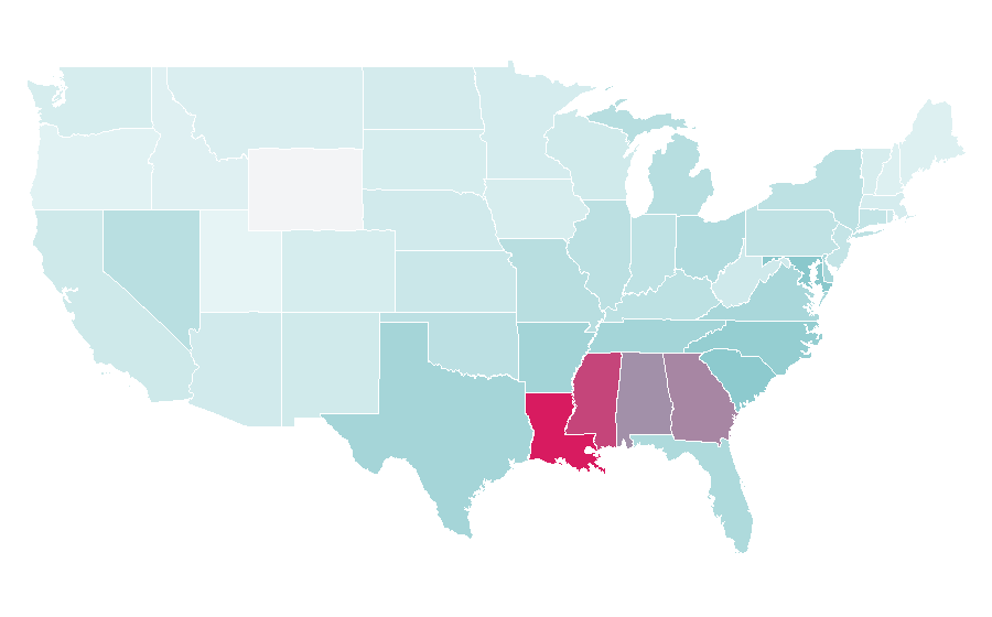 Affinity by region — August Alsina, United States