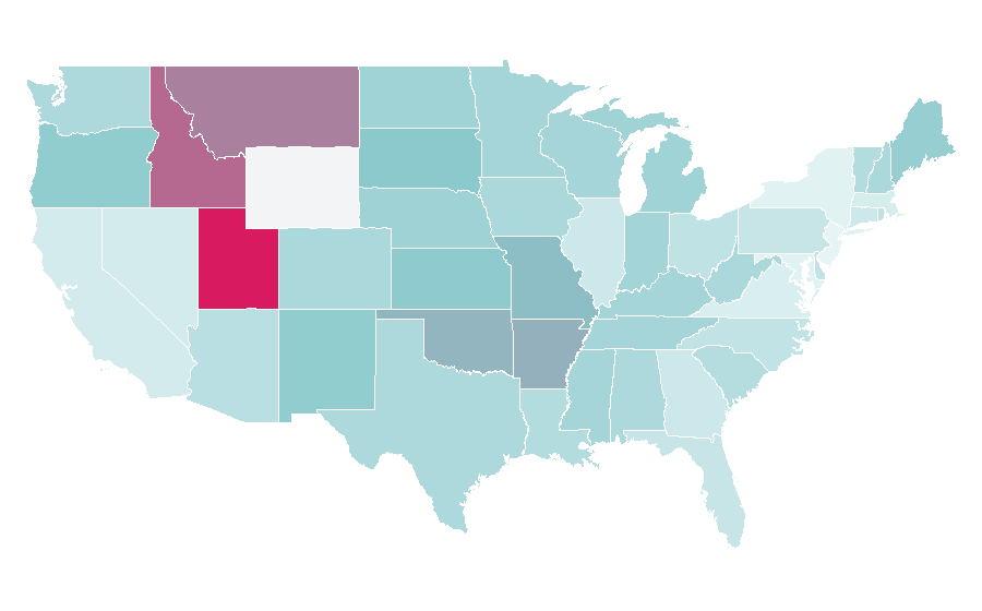Affinity by region — August Rush, United States