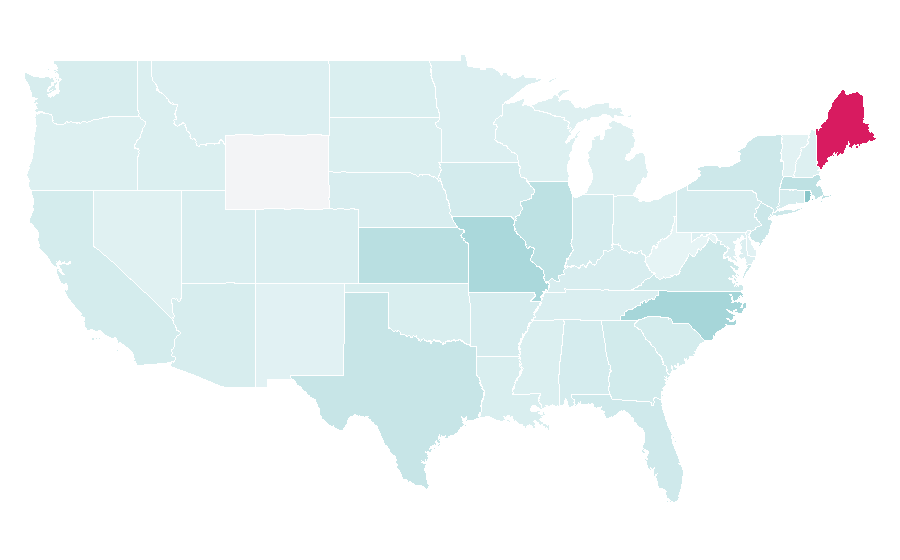 Affinity by region — AURA, United States