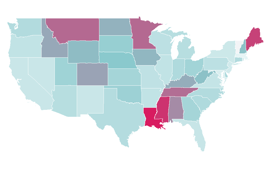 Affinity by region — Australian Labor Party, United States