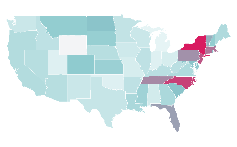 Affinity by region — Australian wine, United States