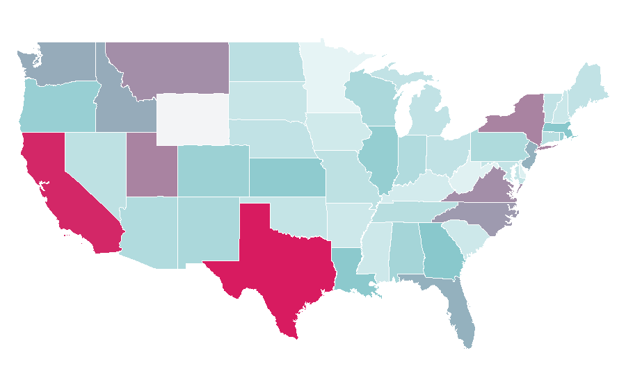 Affinity by region — AutoCAD, United States