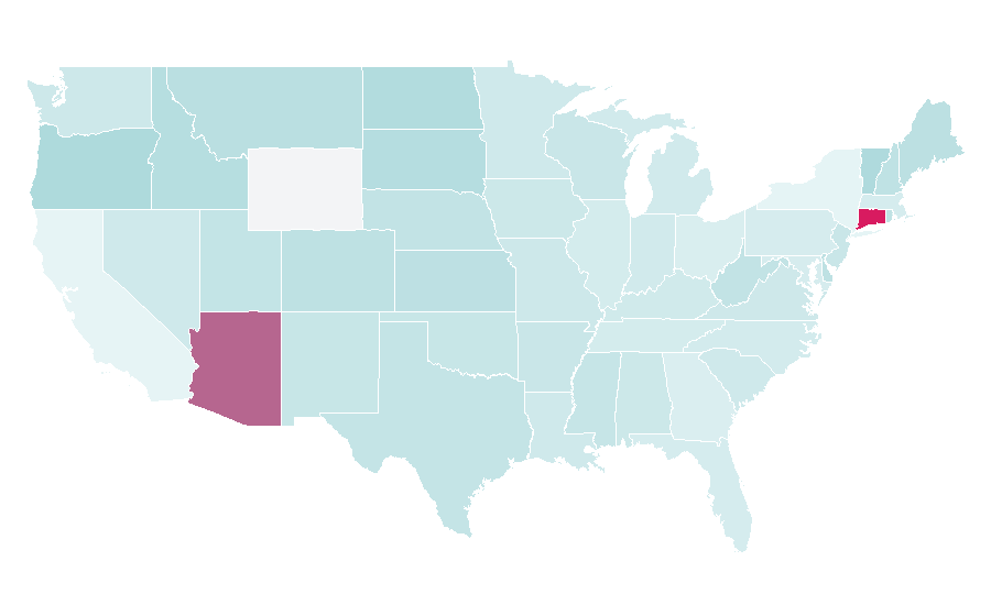 Affinity by region — Automotive restoration, United States
