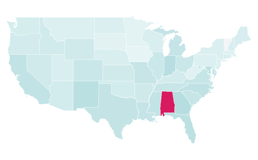 Affinity by region — Automotive Service Excellence, United States