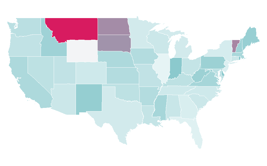 Affinity by region — Autonomous robot, United States