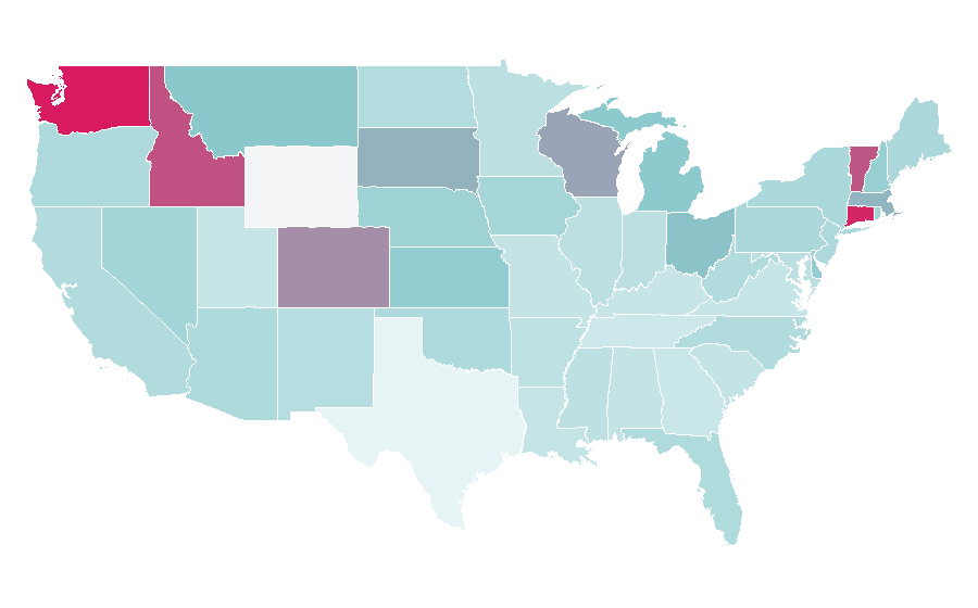 Affinity by region — Autoweek, United States