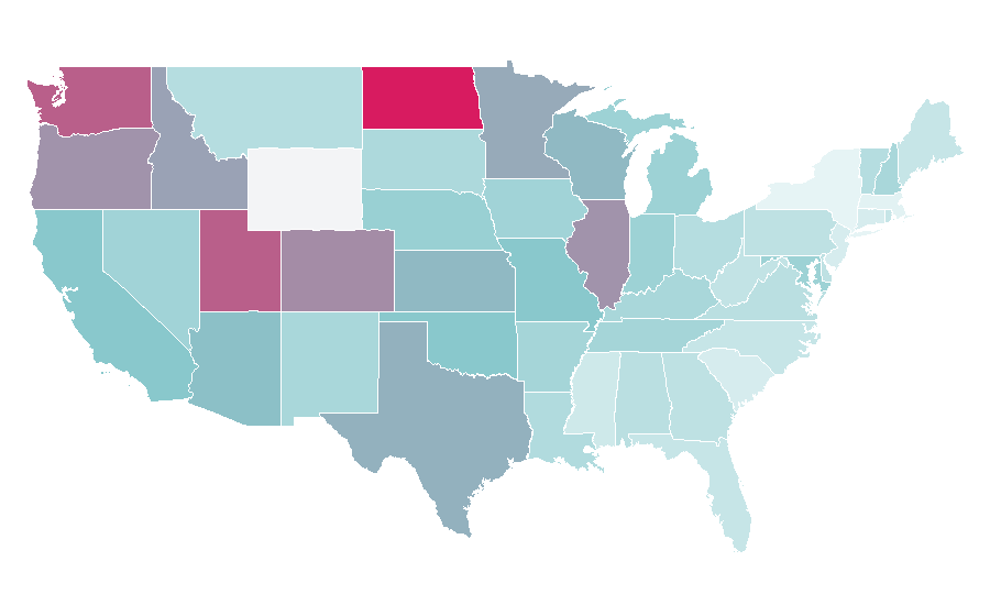 Affinity by region — AV receiver, United States