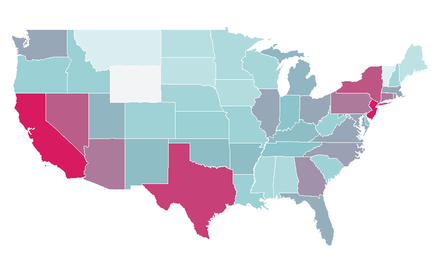 Affinity by region — Avan Jogia, United States