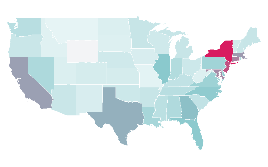 Affinity by region — aveeno, United States