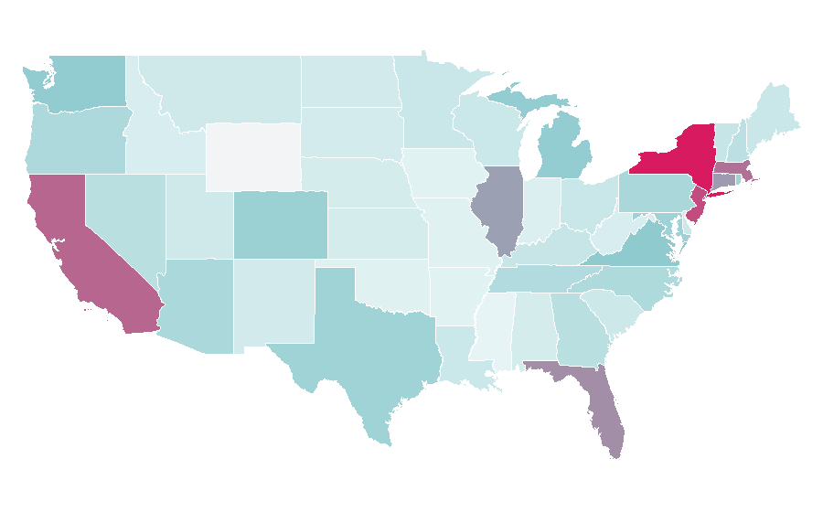 Affinity by region — Avène, United States