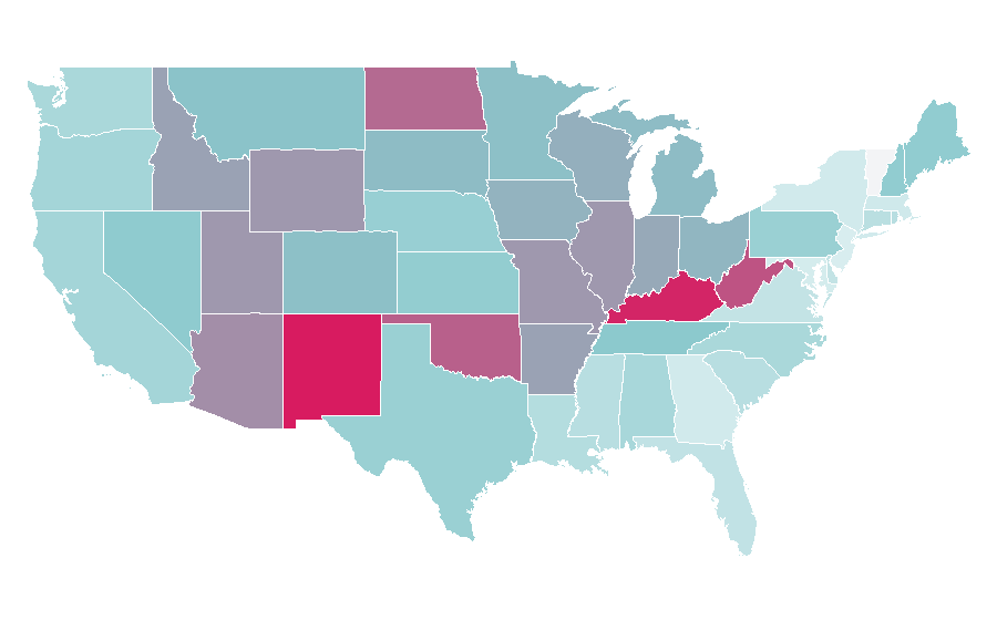 Affinity by region — Avenged Sevenfold, United States