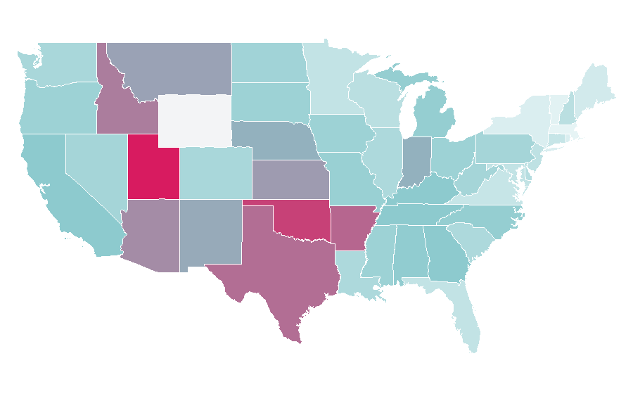 Affinity by region — Avengers: Age of Ultron, United States