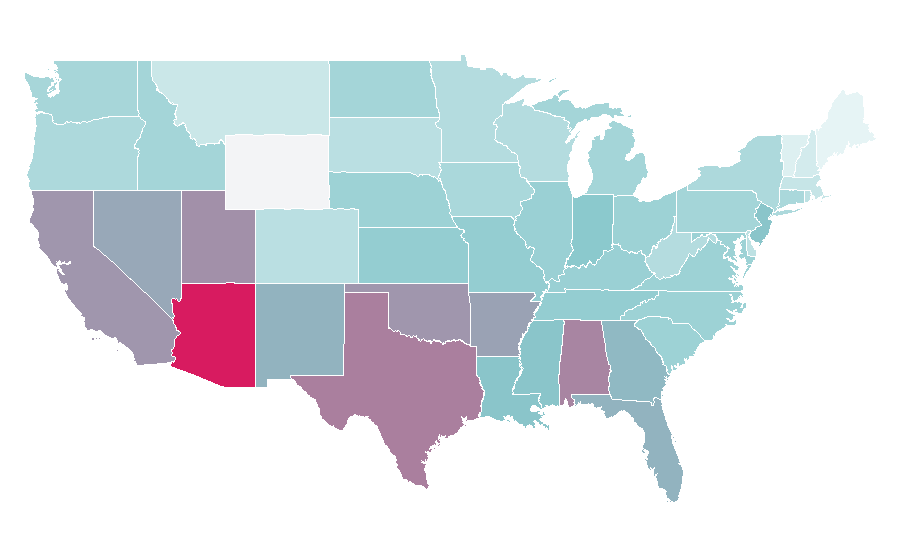 Affinity by region — Avengers (band), United States