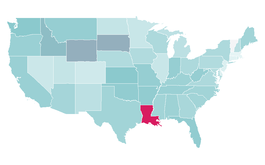 Affinity by region — AVG (software), United States