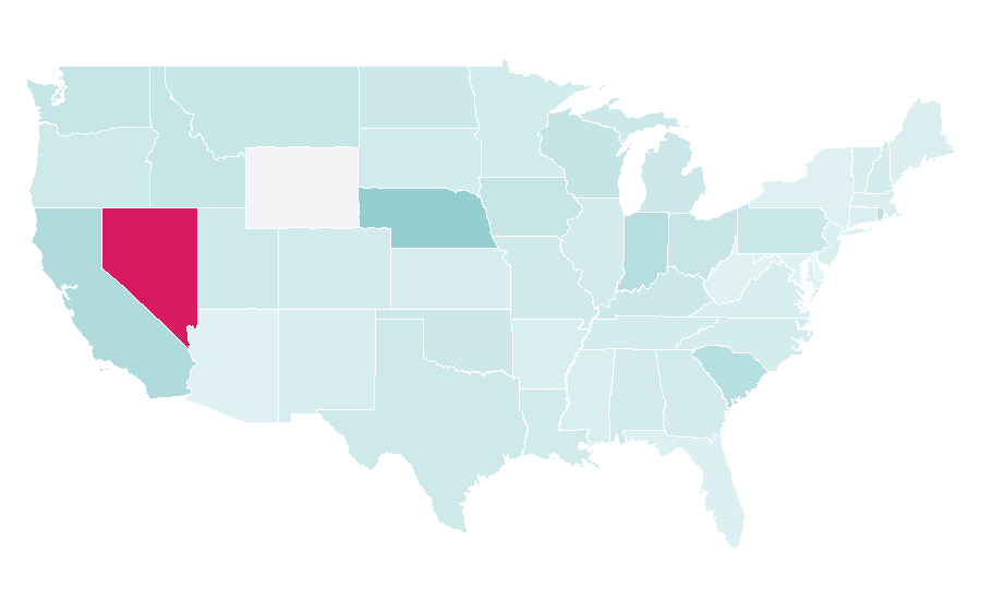 Affinity by region — Awakenings, United States