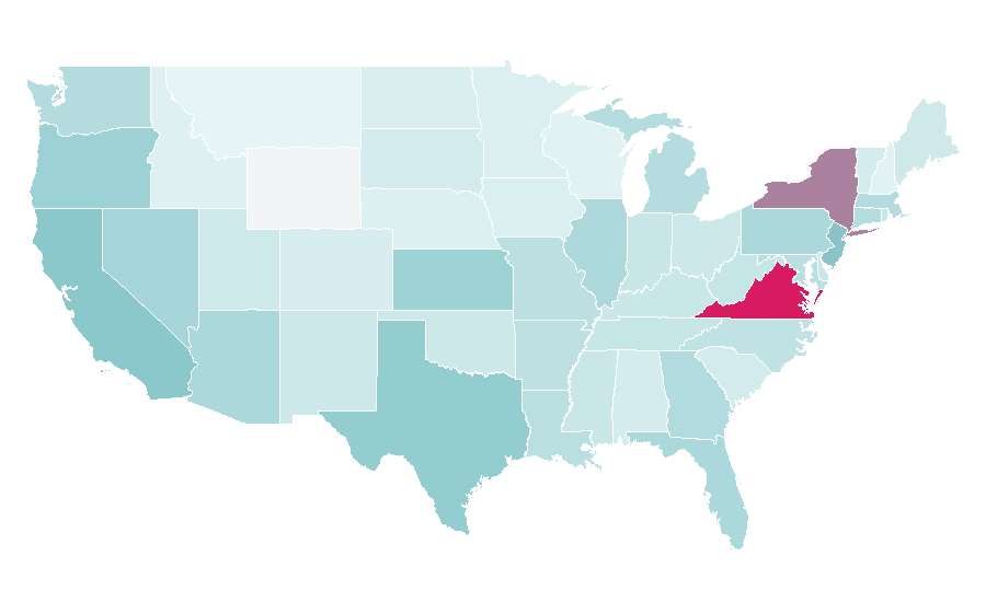 Affinity by region — Azar, United States