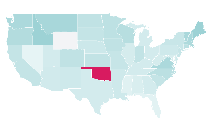 Affinity by region — babble, United States