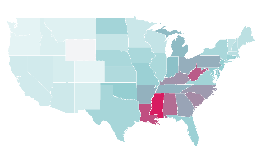 Affinity by region — Baby Alive, United States