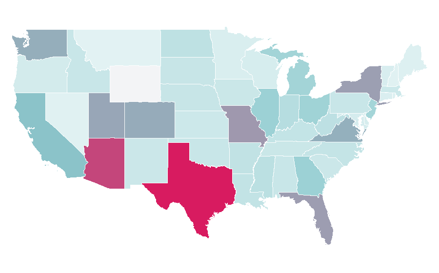 Affinity by region — Baby toys, United States