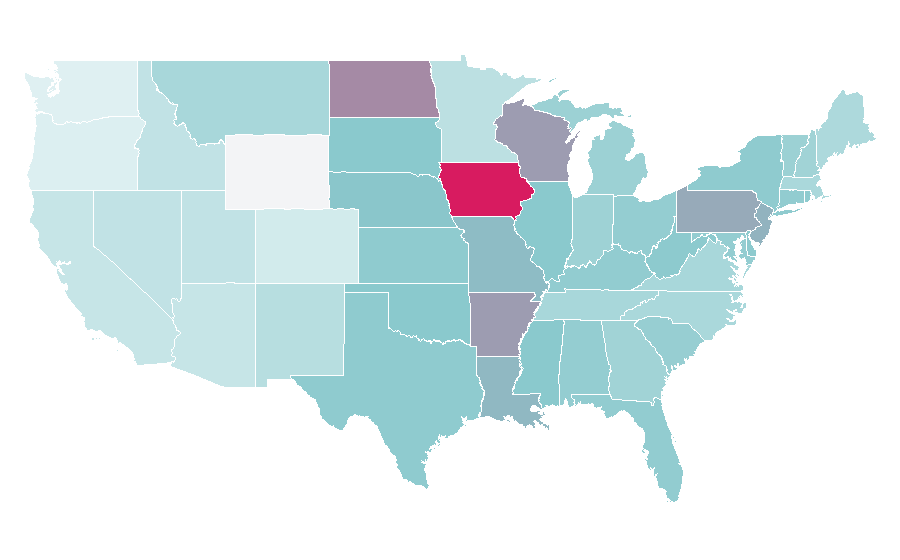 Affinity by region — Back to School, United States