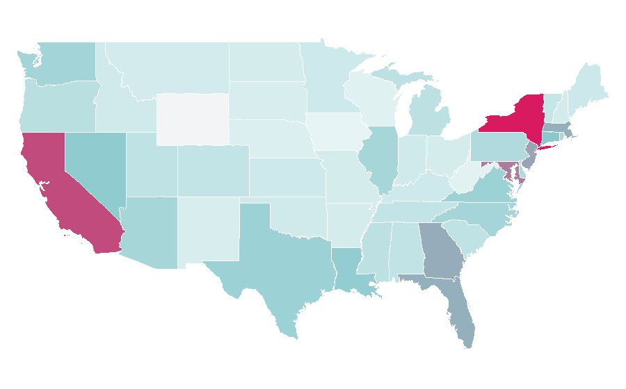 Affinity by region — Backless dress, United States