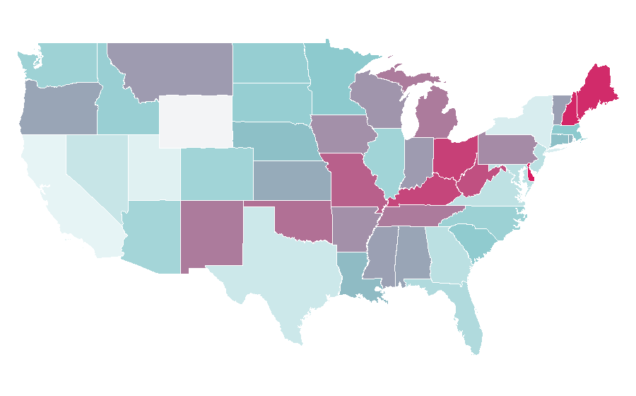 Affinity by region — Bad Company, United States