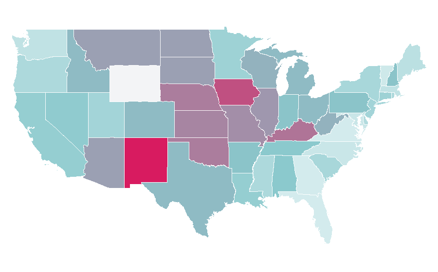 Affinity by region — Bad Teacher, United States