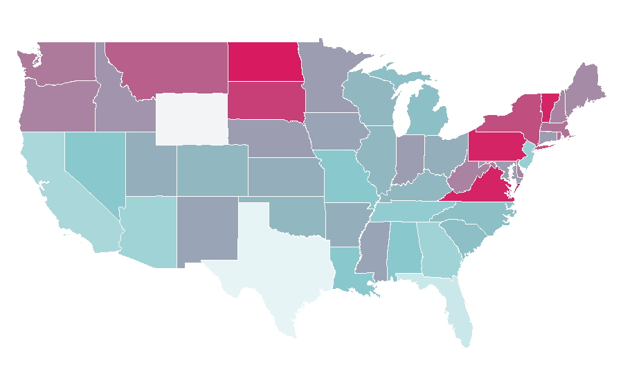 Affinity by region — Baden-Württemberg, United States
