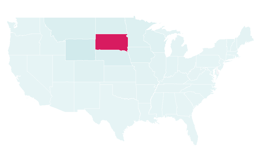 Affinity by region — Badlands National Park, United States