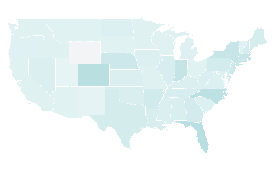 Affinity by region — Baileys Irish Cream, United States