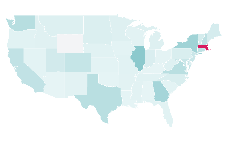 Affinity by region — Bain & Company, United States