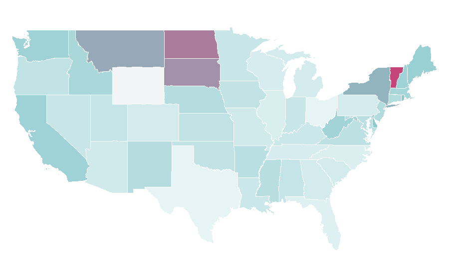 Affinity by region — Ballade (classical music), United States