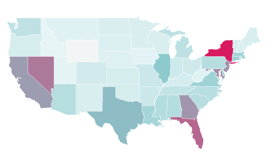 Affinity by region — Balmain, United States