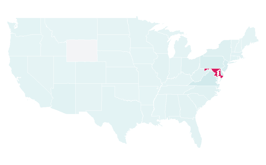 Affinité par région — Baltimore, États-Unis