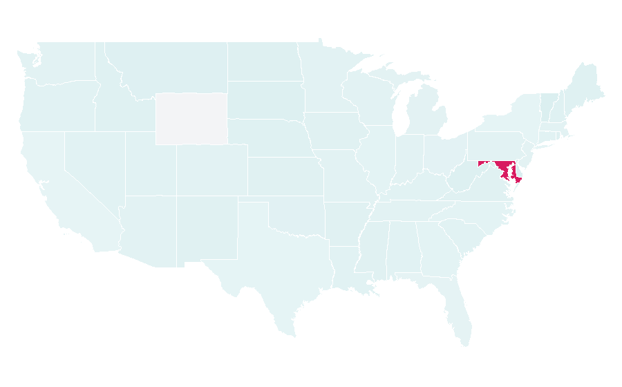 Affinity by region — Baltimore metropolitan area, United States
